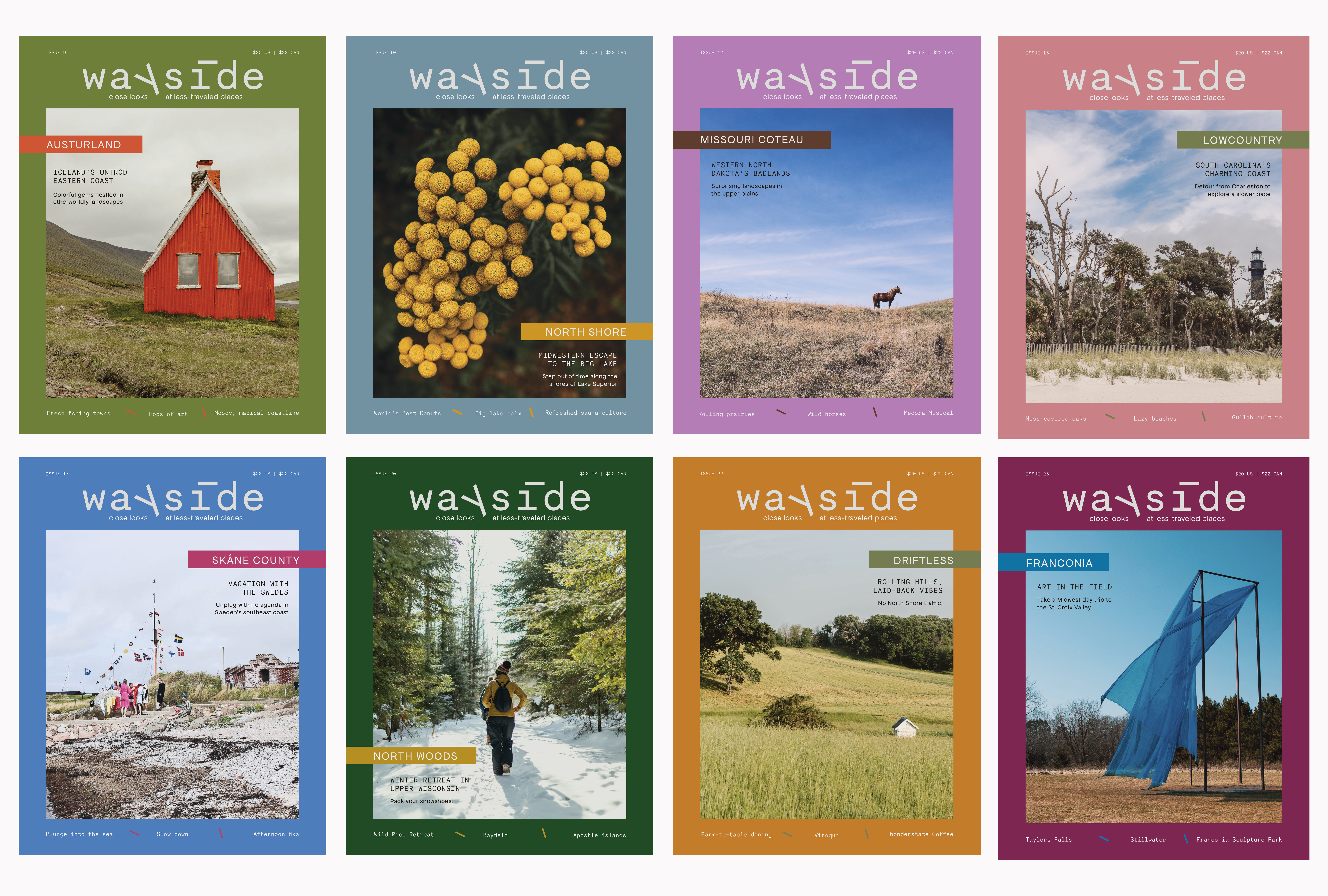 8 different Wayside covers