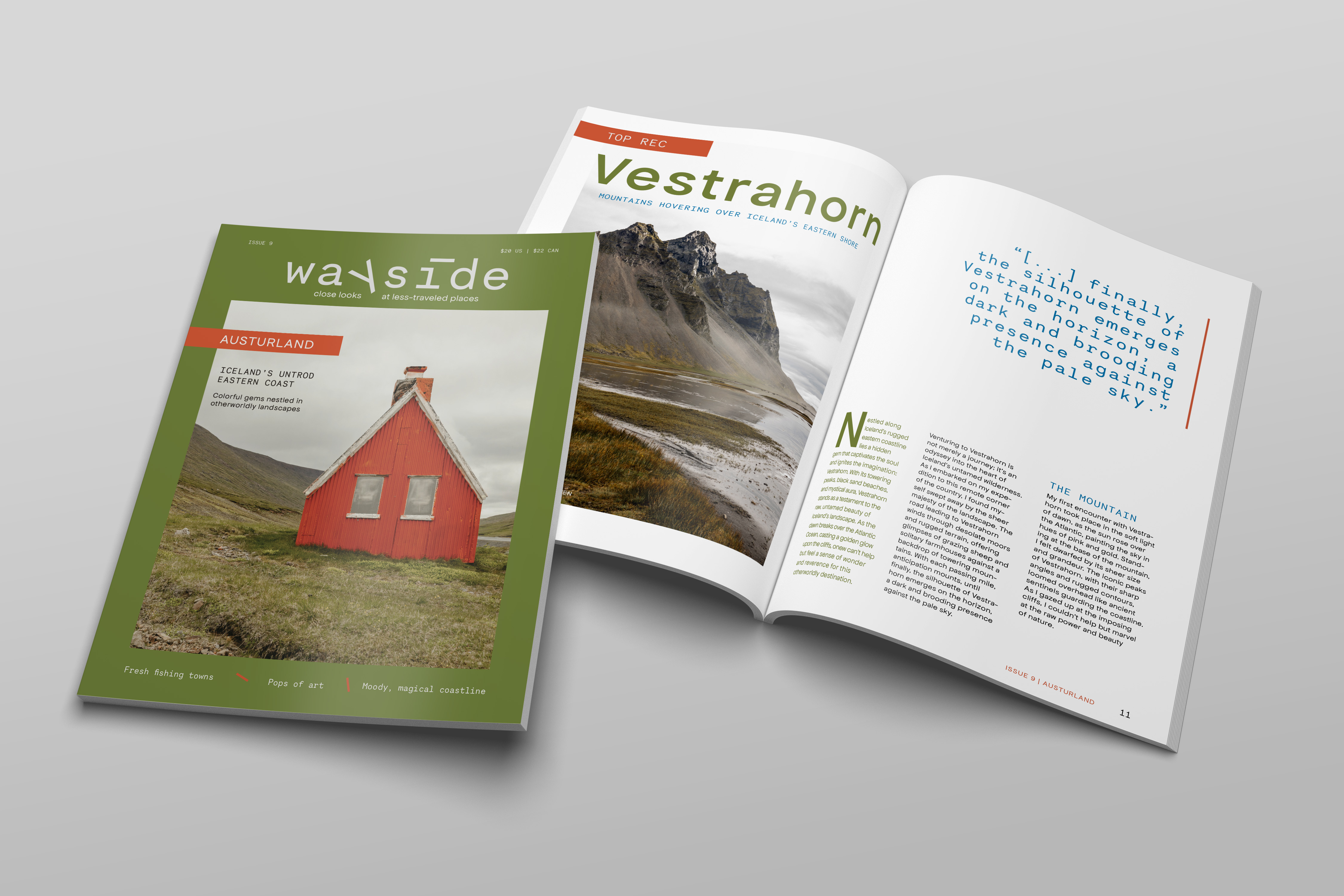 Wayside Magazine inner mock up